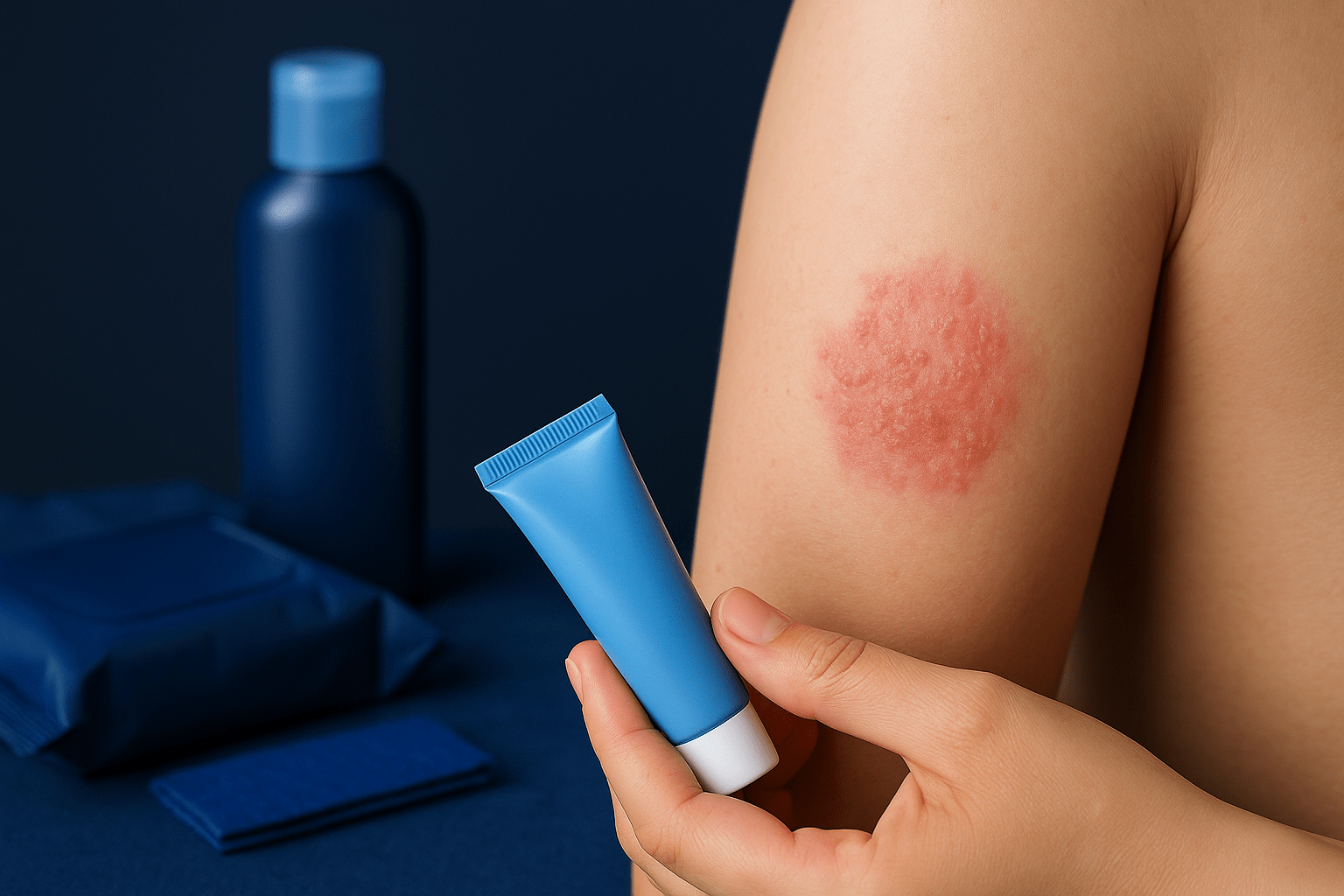 Dermatitis de contacto perianal que puede confundirse con síntomas de hemorroides