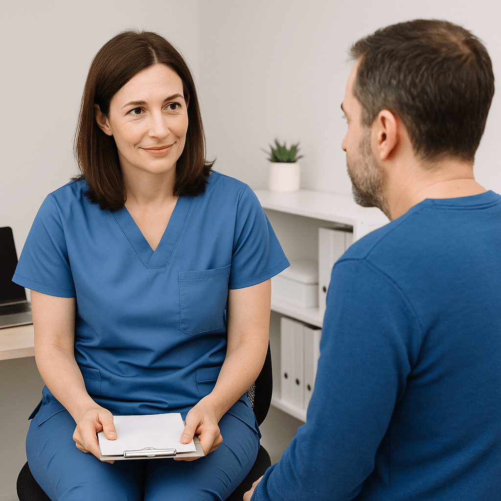 Consulta clínica para el diagnóstico diferencial del bulto en el ano